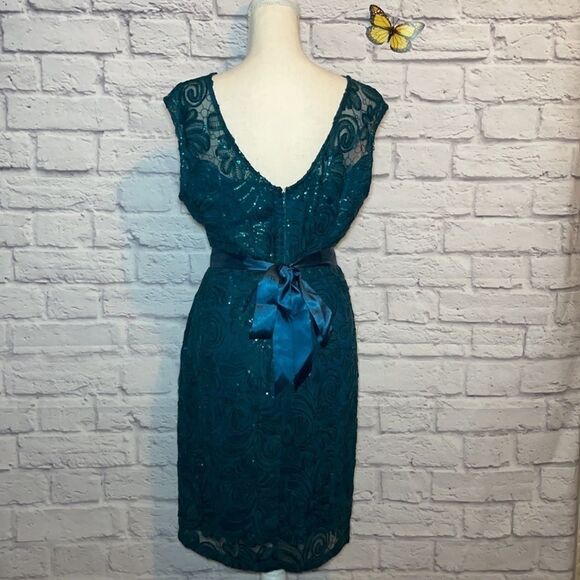 LE Chateau Sequin Soutache Shift Cocktail Dress Size XXS - Picture 6 of 15